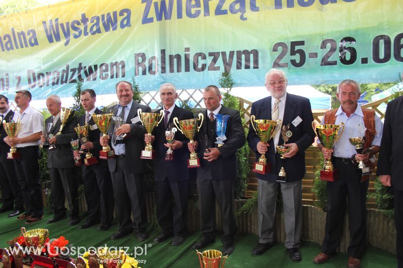 Wręczenie nagród na XVIII Regionalnej Wystawie Zwierząt Hodowlanych w Szepietowie