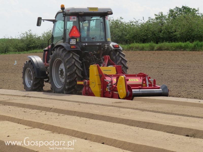 Agregat AUR2 i siewnik pneumatyczny MAX PNEUMATIC  w pracy