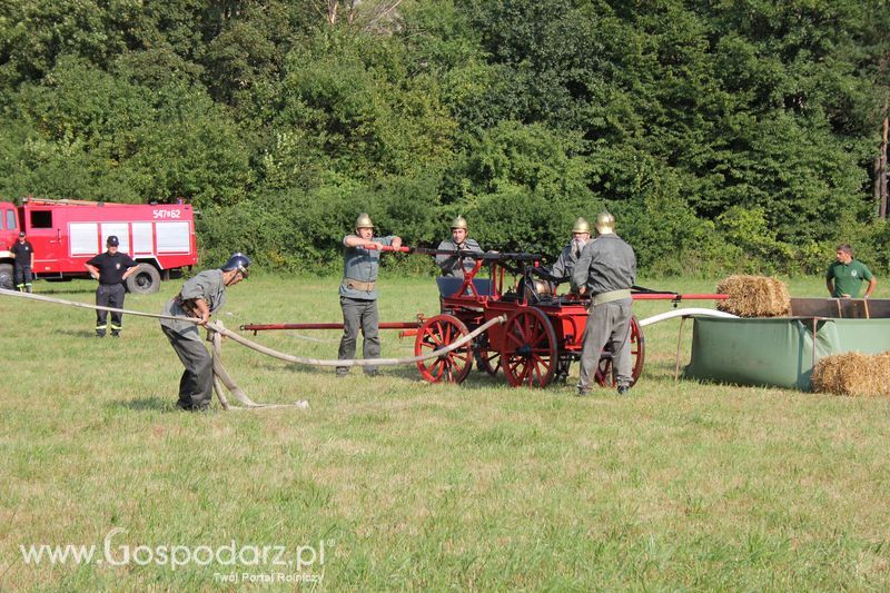 Pokazy konnych sikawek strażackich w Rudawce Rymanowskiej