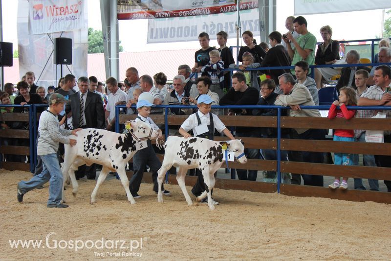 Młody hodowca na XVIII Regionalnej Wystawie Zwierząt Hodowlanych w Szepietowie