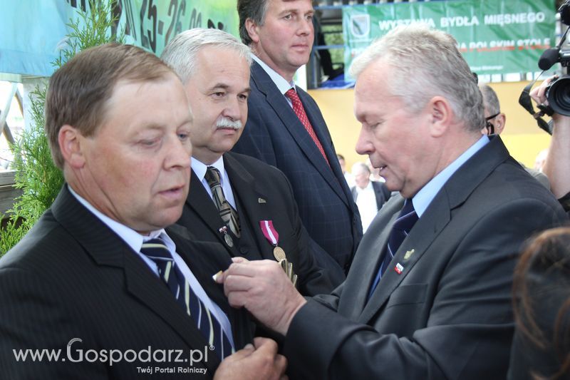 Wręczenie nagród na XVIII Regionalnej Wystawie Zwierząt Hodowlanych w Szepietowie