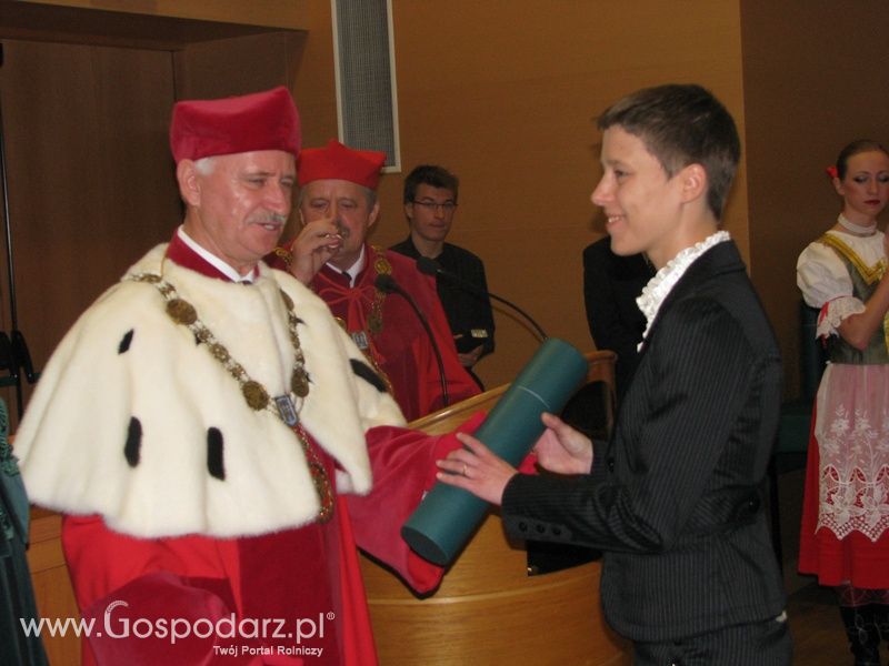 UP Poznań - Uroczystość wręczenia odznaczeń państwowych i uczelnianych oraz dyplomów doktora habilitowanego i promocji doktorskiej