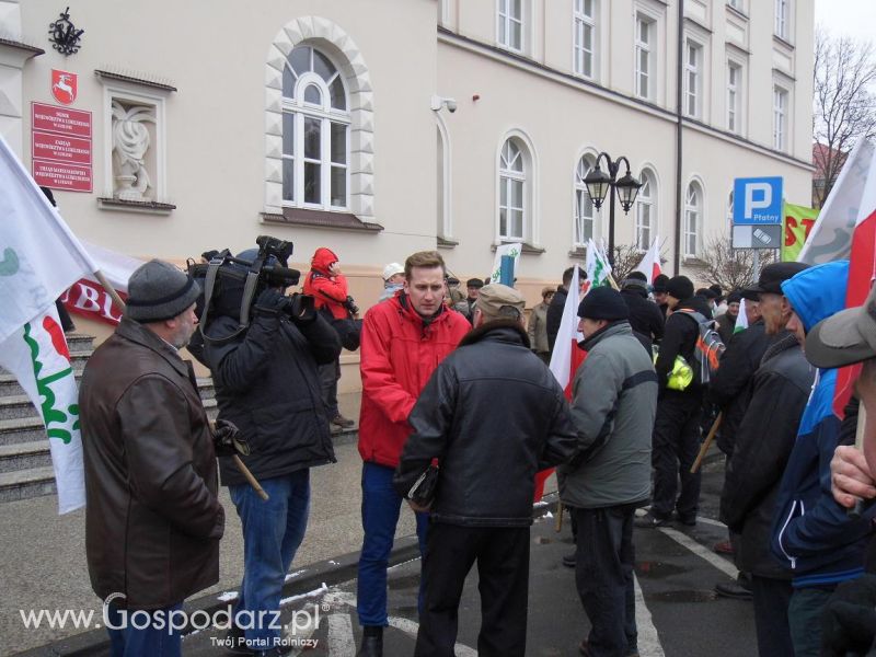 Protest Rolników w Lublinie