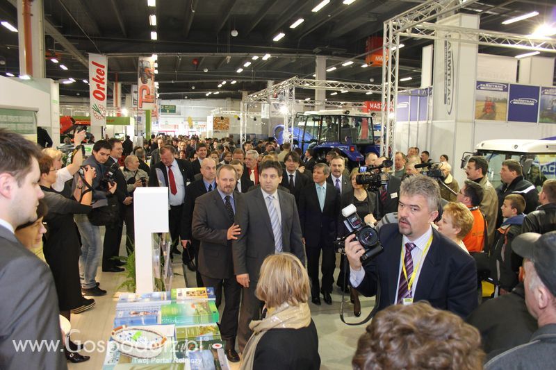 Wizyta Ministra Marka Sawickiego ministra rolnictwa i rozwoju wsi na AGROTECH Kielce