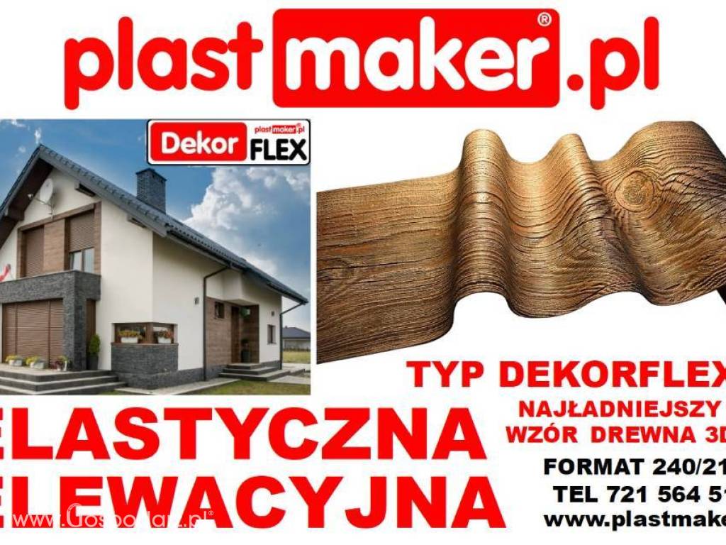 NOWOŚĆ  Elastyczna luksusowa elastyczna deska MEGA FORMAT!!! 4,5 długości i 29 cm szer. Imitacja drewna