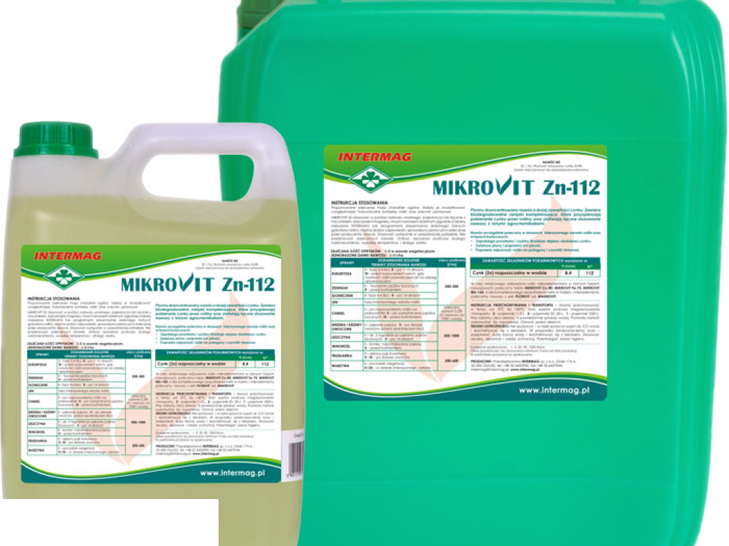 MIKROVIT Zn-112 Nawóz płynny mikroelementowy