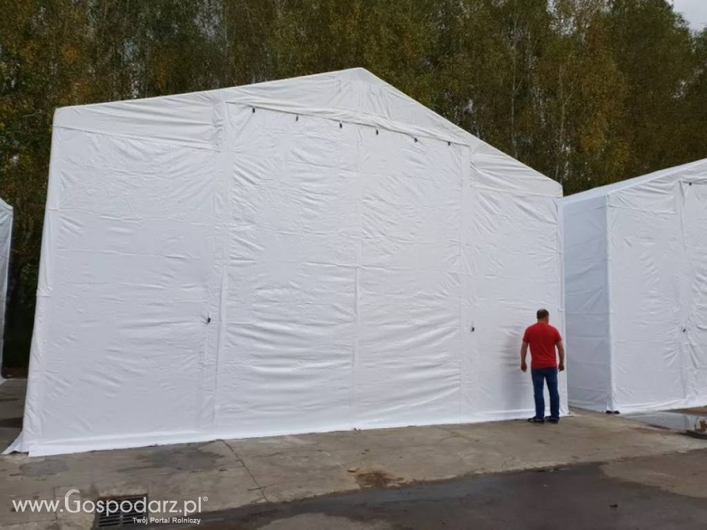 Namiot magazynowy całoroczny warsztat garaż 4x6x2m MTB 6