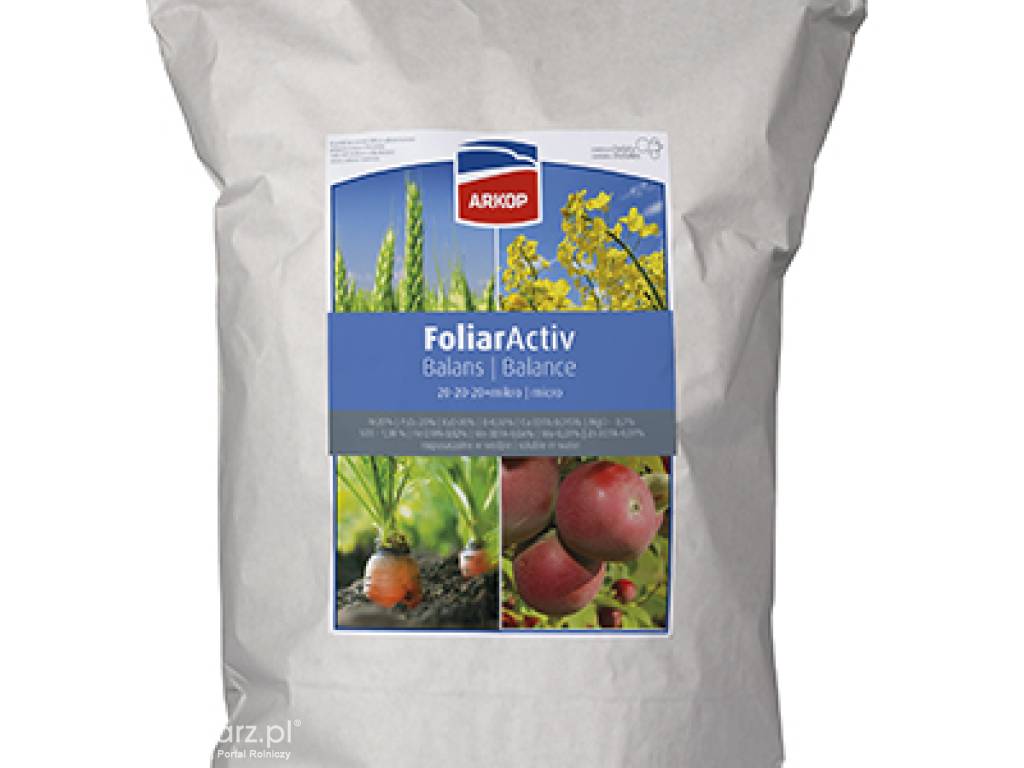 Nawóz NPK - FoliarActiv Balans 20-20-20 + mikro