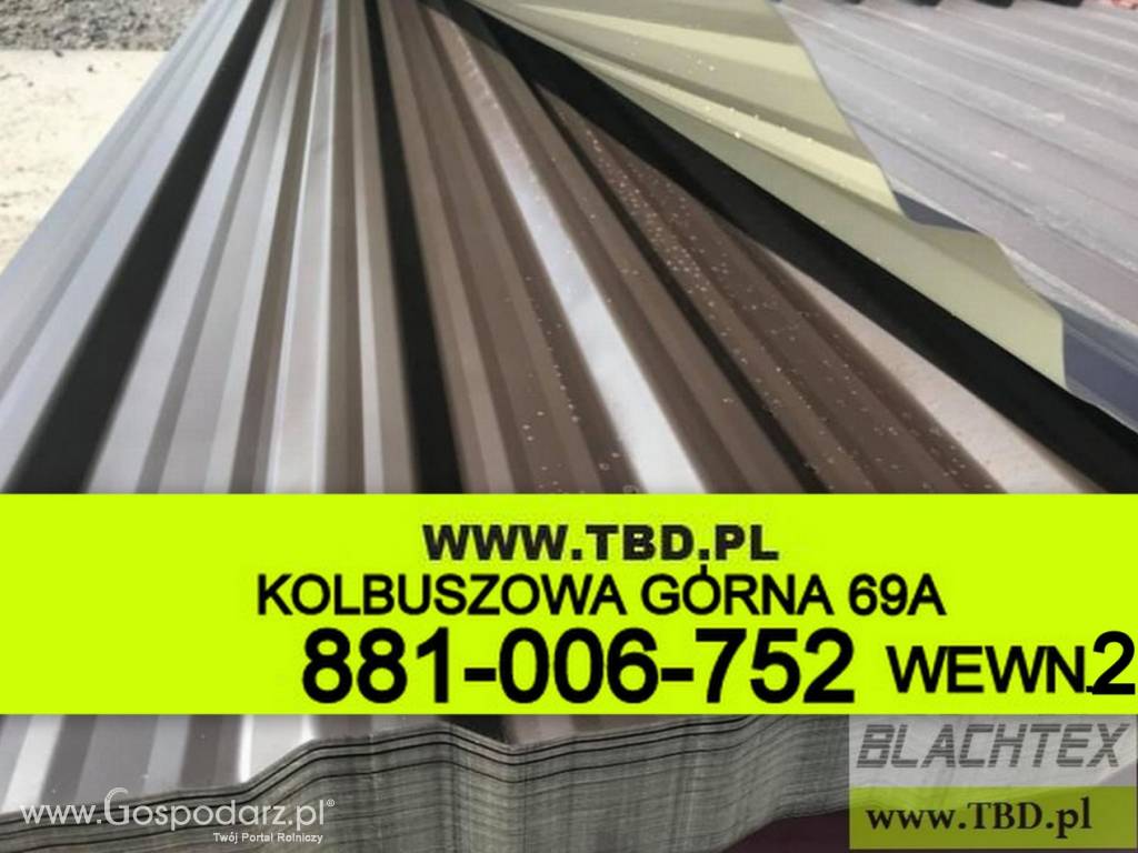 Blacha na budynek gospodarczy 2 gatunek KOLBUSZOWA 6