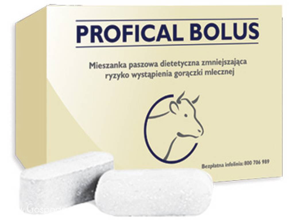 Mieszanka paszowa zmniejszająca ryzyko zalegania poporodowego Profical bolus