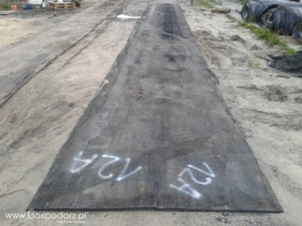 Gumowe płyty drogowe maty legowiskowe płyty obornikowe podłoże silosów guma do utwardzania  terenu 4