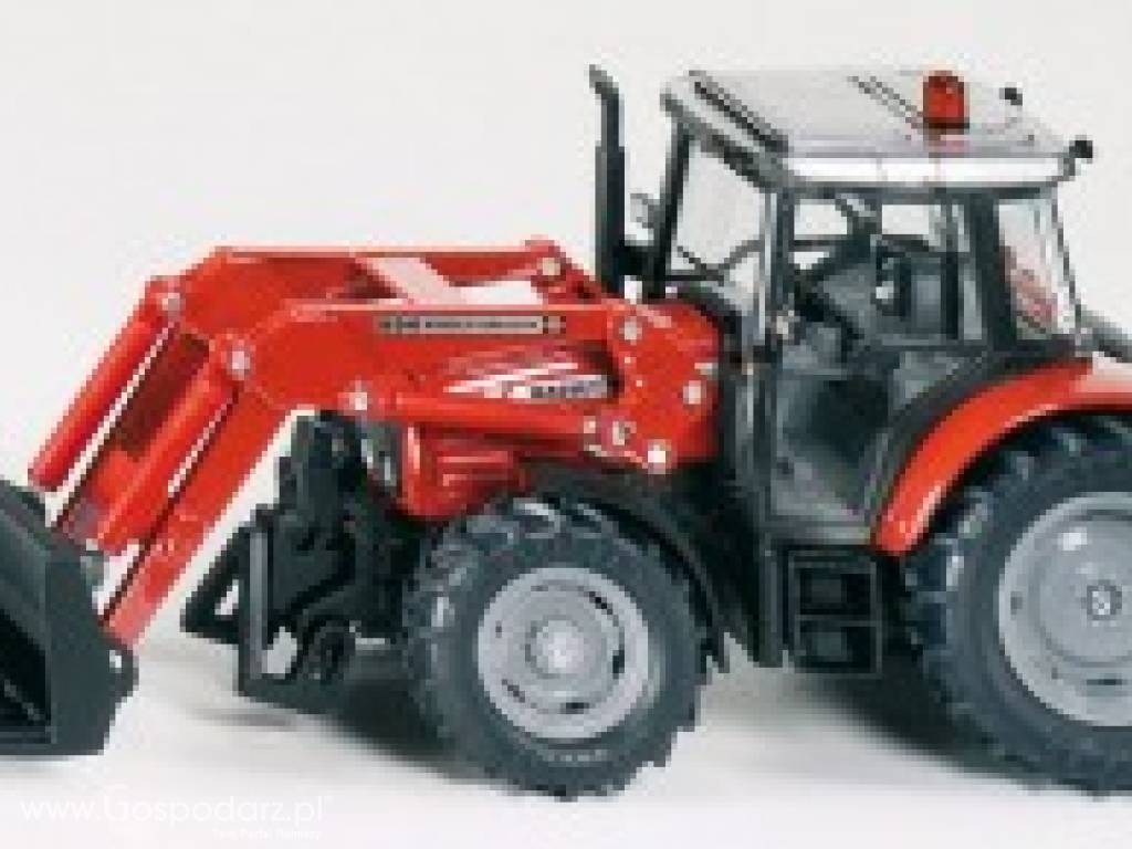 Ciągnik Massey Ferguson 5455 z ładowarką czołową 1:32  (zabawka, model)