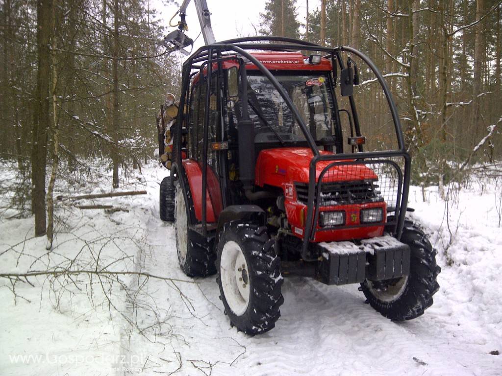 Ciągnik Leśny PROKMAR DF504 do prac leśnych 4WD