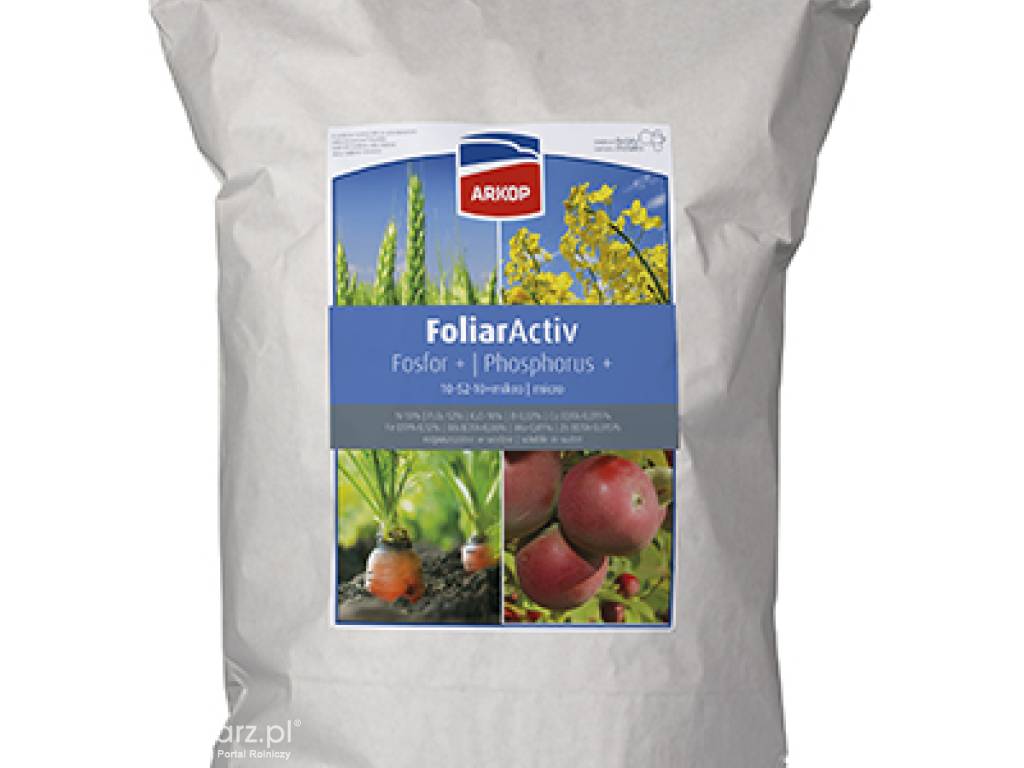 Nawóz NPK - FoliarActiv Fosfor 10-52-10 + mikro