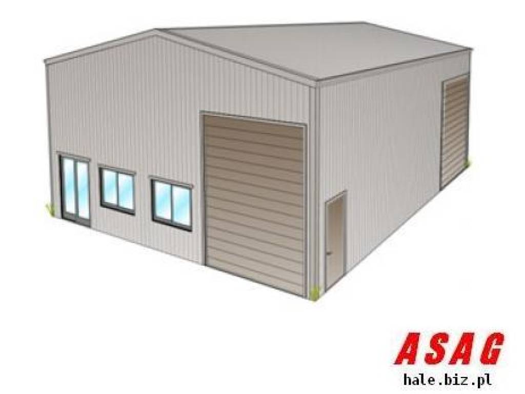 Konstrukcha stalowa hali 220,3m2 10,8x20,4 wiata garaż magazyn 4