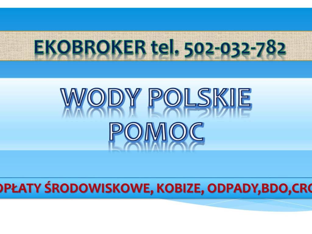 Sprawozdania, opłaty środowiskowe 6