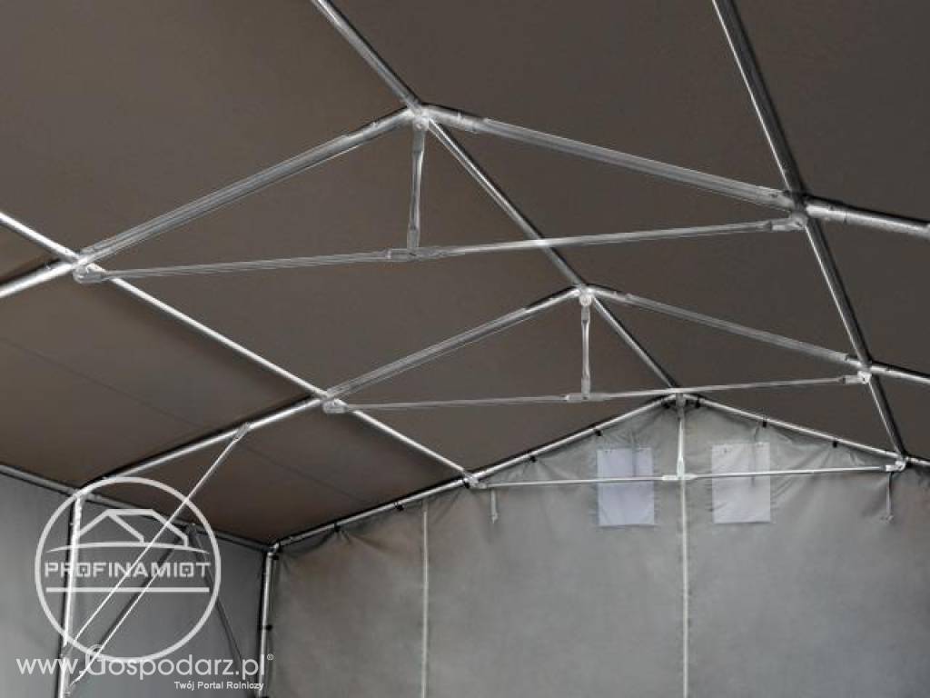 6x12x3 m Hala namiotowa, PVC 550 szary, WYSYŁKA GRATIS 7