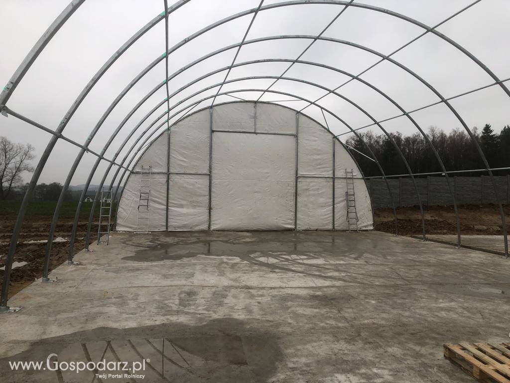 Namiot magazynowy hala łukowa 9,15x12x4,5m 6