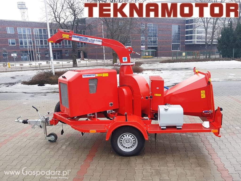 Mobilny rębak tarczowy Skorpion 250SDT/L - Teknamotor