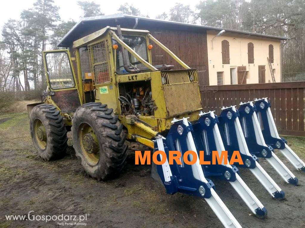 Brona leśna zgrabiarka do gałęzi drzew FK MACHINERY grabie leśne spych 6