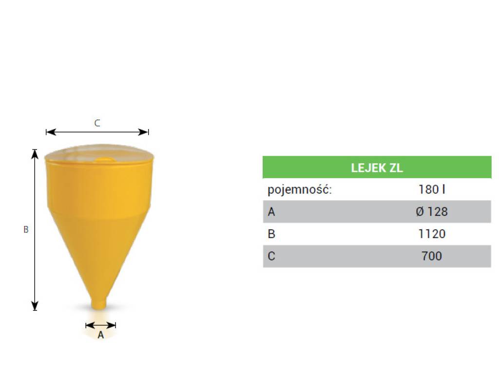 Lejek do paszomatów 180 litrów