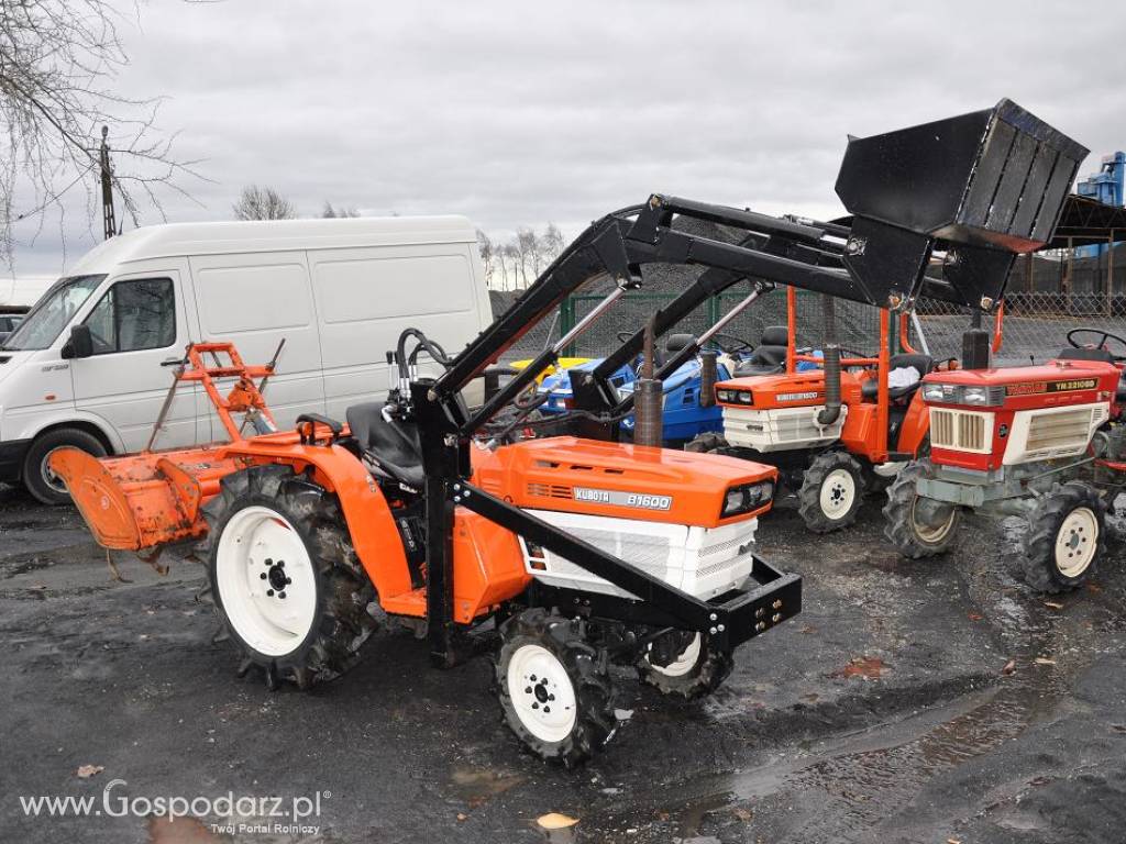 Traktorek Kubota B1600D 4x4 TUR, Ładowacz czołowy