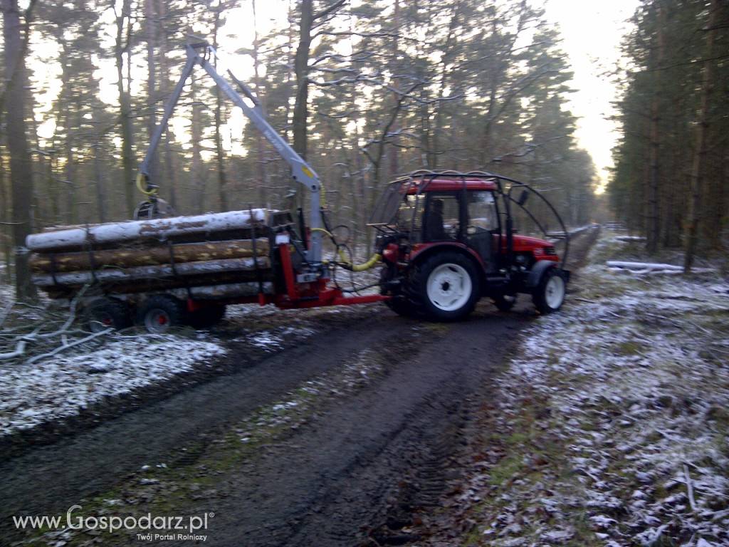 Ciągnik Leśny PROKMAR DF504 do prac leśnych 4WD 5