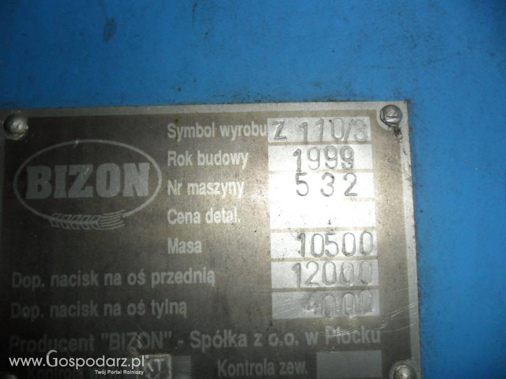 Kombajn zbozowy Bizon Z110 5