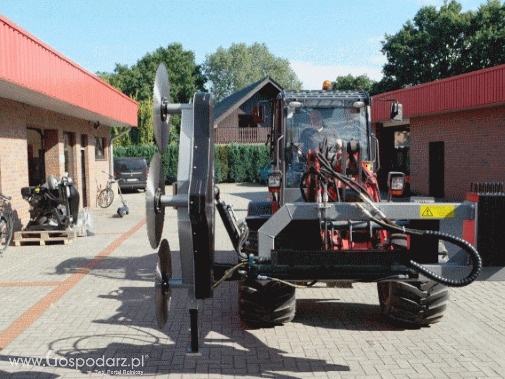 Piła 3-tarczowa na ramieniu, szerokość robocza 175cm 6