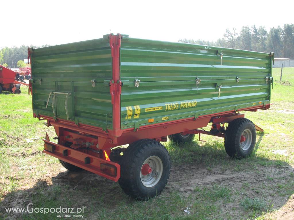 PROMOCJA. NOWA PRZYCZEPA PRONAR T653/2  6t 8