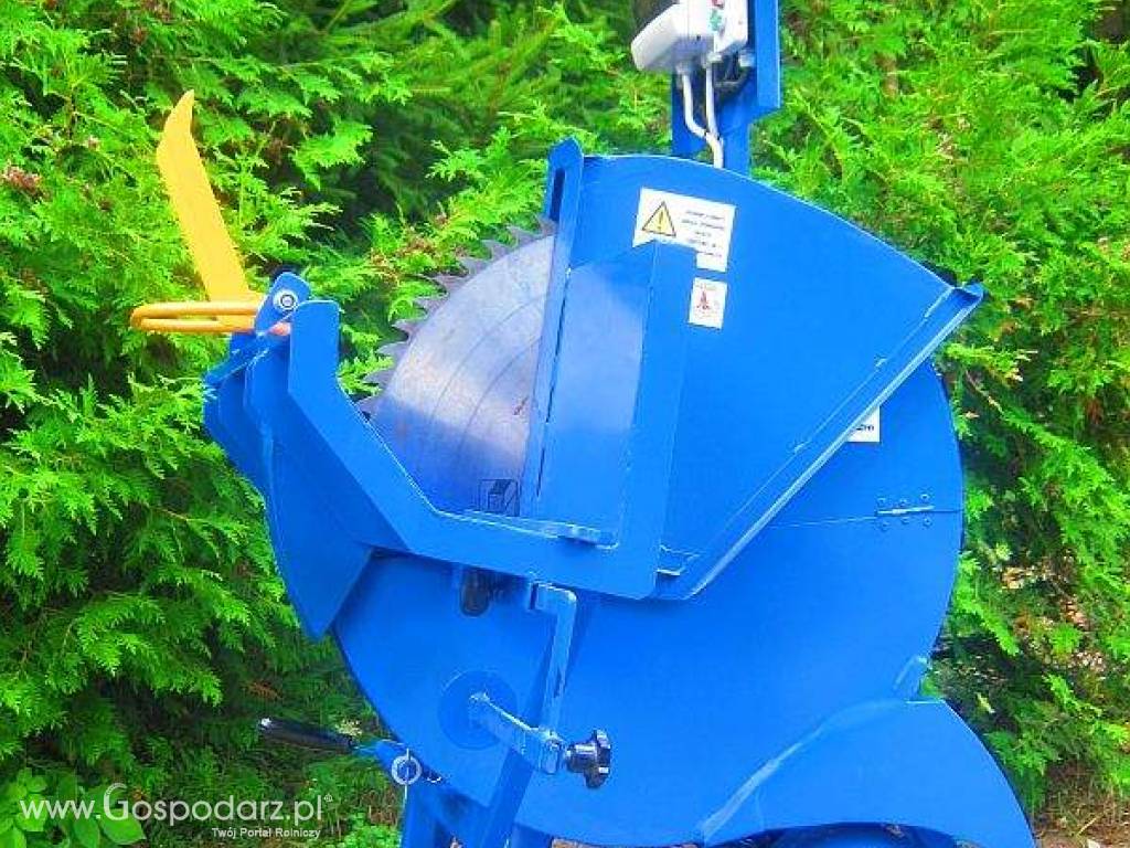 Piła poprzeczna wahadłowa: silnik 5500W, max średnica materiału 270 mm