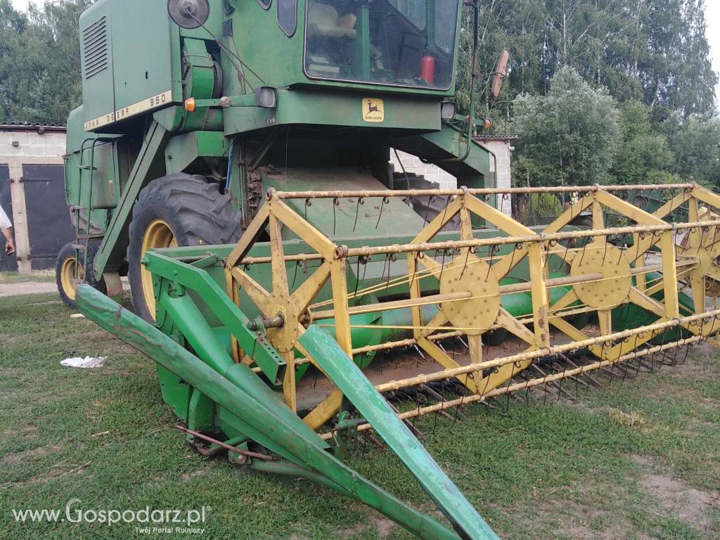 Kombajn John Deere 950 kabina sieczkarnia