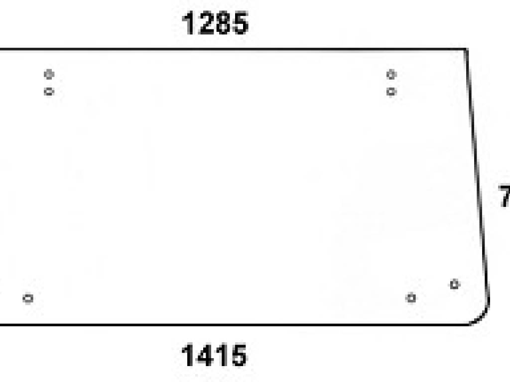 NEW HOLLAND - szyba tylna do kabiny CS 14, 15, 16, 17, 18, 19