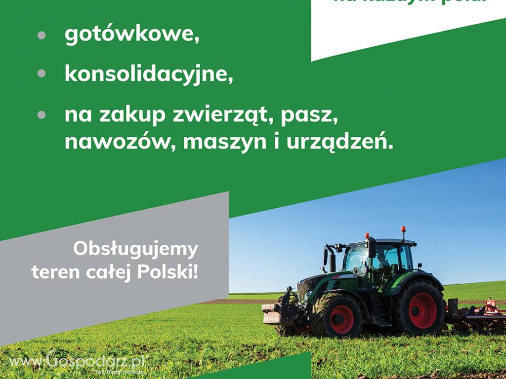 Agro Kredyty - Gotówkowe,Hipoteczne,Konsolidacyjne do 2 mln złotych