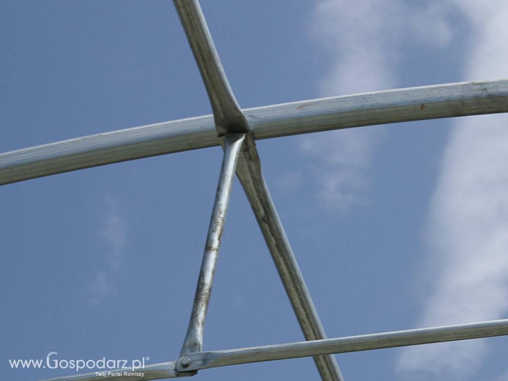 Namiot magazynowy hala łukowa 6,1x12,8x3,66m 5