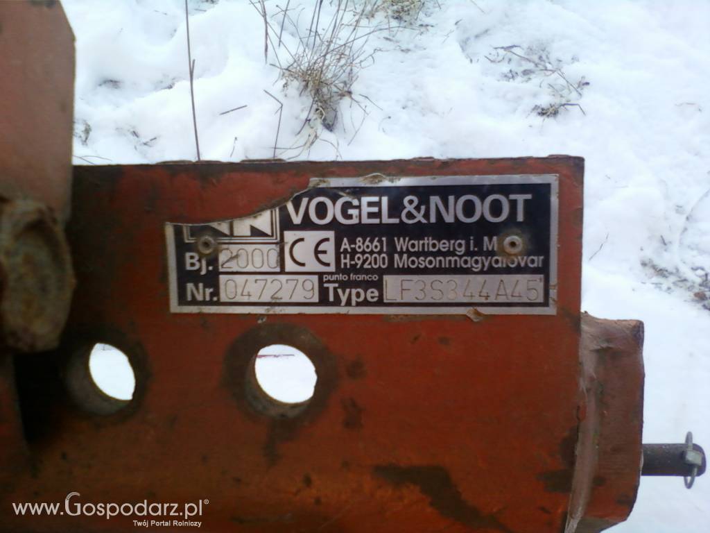 Sprzedam pług zagonowy czteroskibowy VOGEL & NOOT