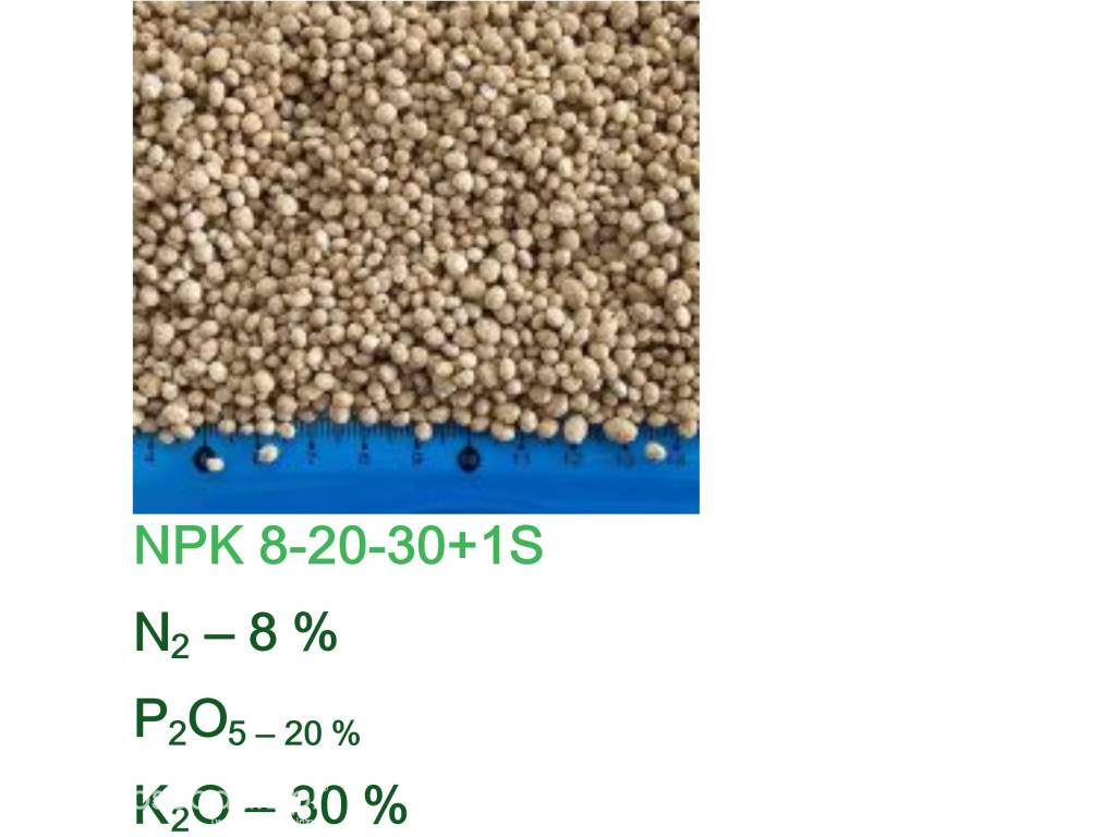 Nawóz  NPK 8-20-30+1,6S-na magazynie -promocyjna cena  BRUTTO z VAT 8%