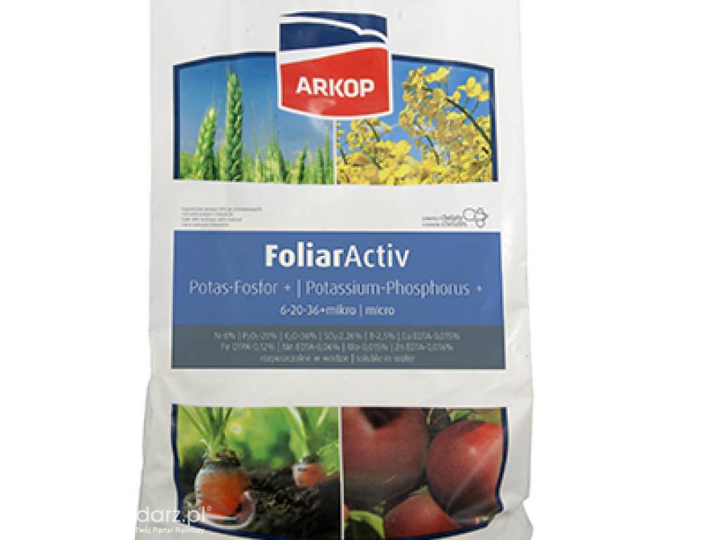 Nawóz NPK - FoliarActiv Potas-Fosfor 6-20-36 + mikro