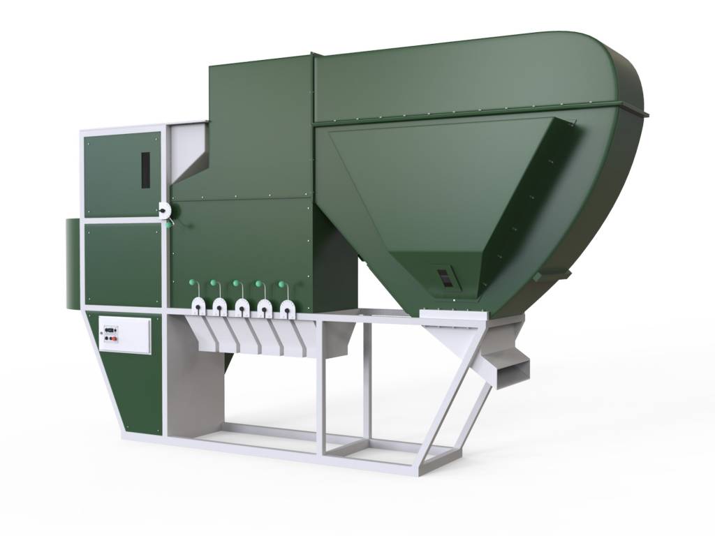 Separator  dla oczyszczania ziarna 15 t/h Wialnia czyszczarka