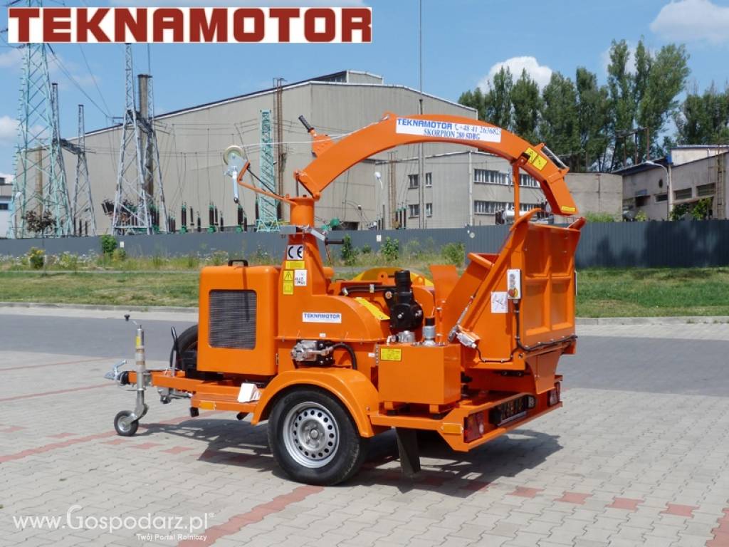 Mobilny rębak bębnowy Skorpion 280 SDBG 5