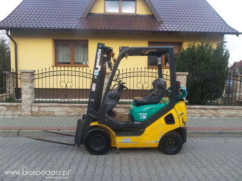 WÓZEK WIDŁOWY Gazowy KOMATSU FG15HT-20R 2006r. LPG Toyota 15 4