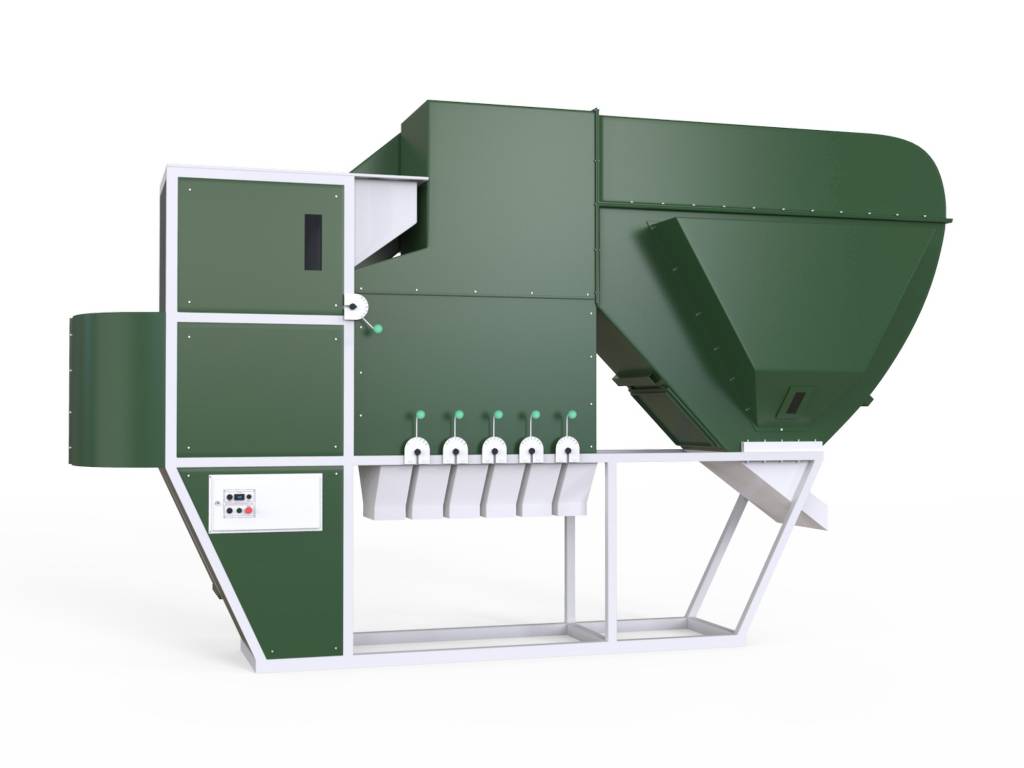 Separator  dla oczyszczania ziarna 15 t/h Wialnia czyszczarka 6