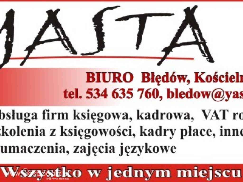 Biuro księgowe usługi dla rolnictwa: VAT w rolnictwie, pracownicy sezonowi