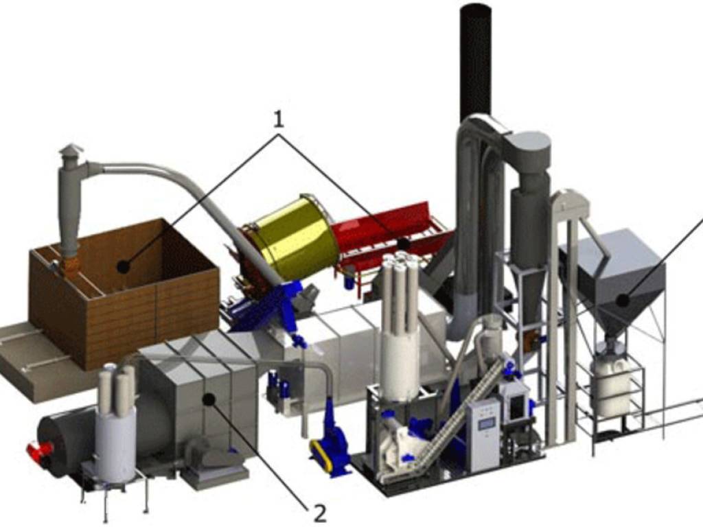Kompleks / Linia do produkcji pelletu z biomasy - 800kg/godz 5