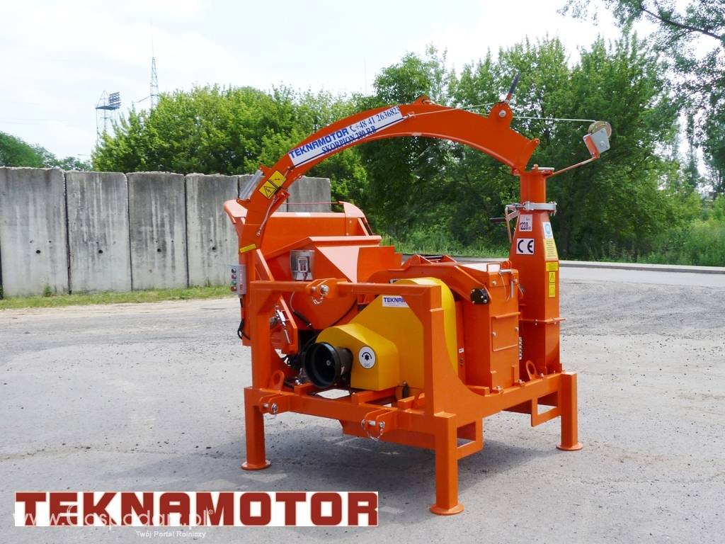 Rębak bębnowy do wierzby energetycznej Skorpion 280 RB - Teknamotor 3