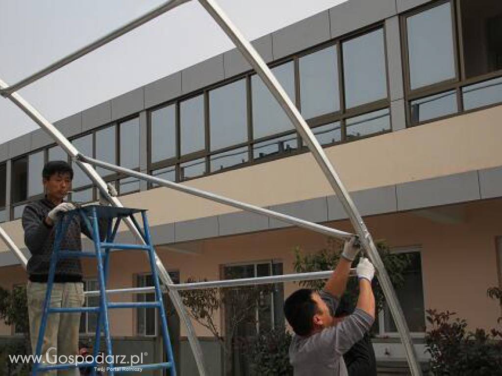 Namiot magazynowy hala łukowa 6,1x12,8x3,66m 9