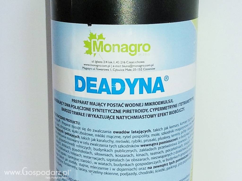 DEADYNA – PREPARAT OWADOBÓJCZY