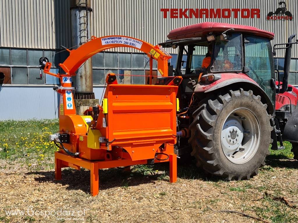 Rębak bębnowy Skorpion 280 RBG do ogrodu, sadu - produkt Polski 8