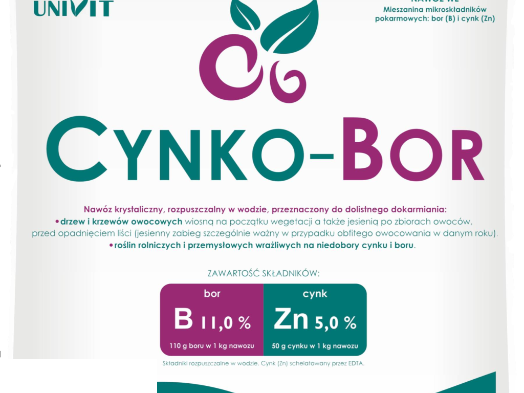 CYNKO-BOR Nawóz krystaliczny uniwersalny