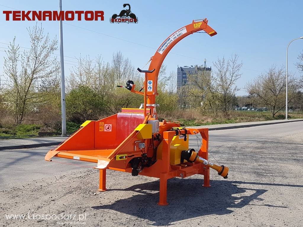Rębak bębnowy Skorpion 280 RBG do ogrodu, sadu - produkt Polski 3